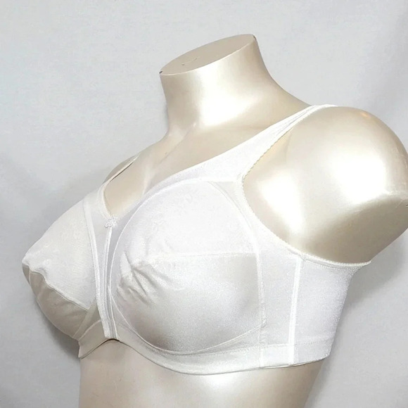 38C Exquisite Form 548 Fully Floral Lace Wire Free White NWOT - Picture 2 of 3